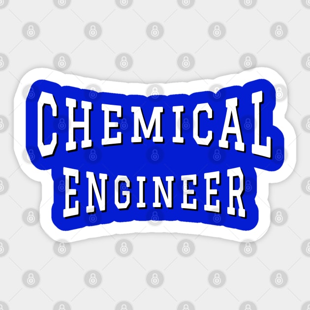 Chemical Engineer in White Color Text Sticker by The Black Panther